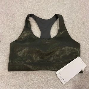 NWT allfenix liquid olive sports bra size extra small